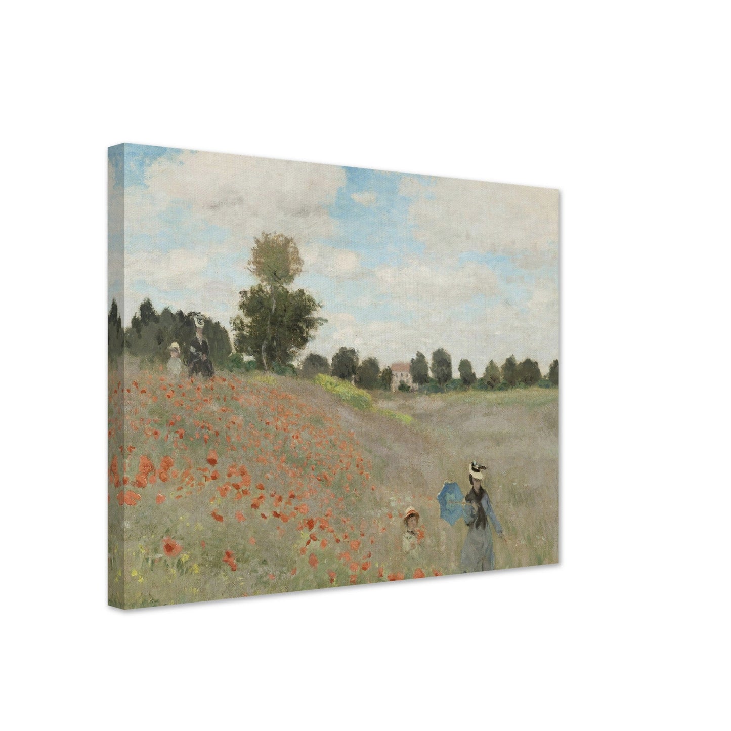 Poppy Field (1881) by Claude Monet - Print Material - Master's Gaze