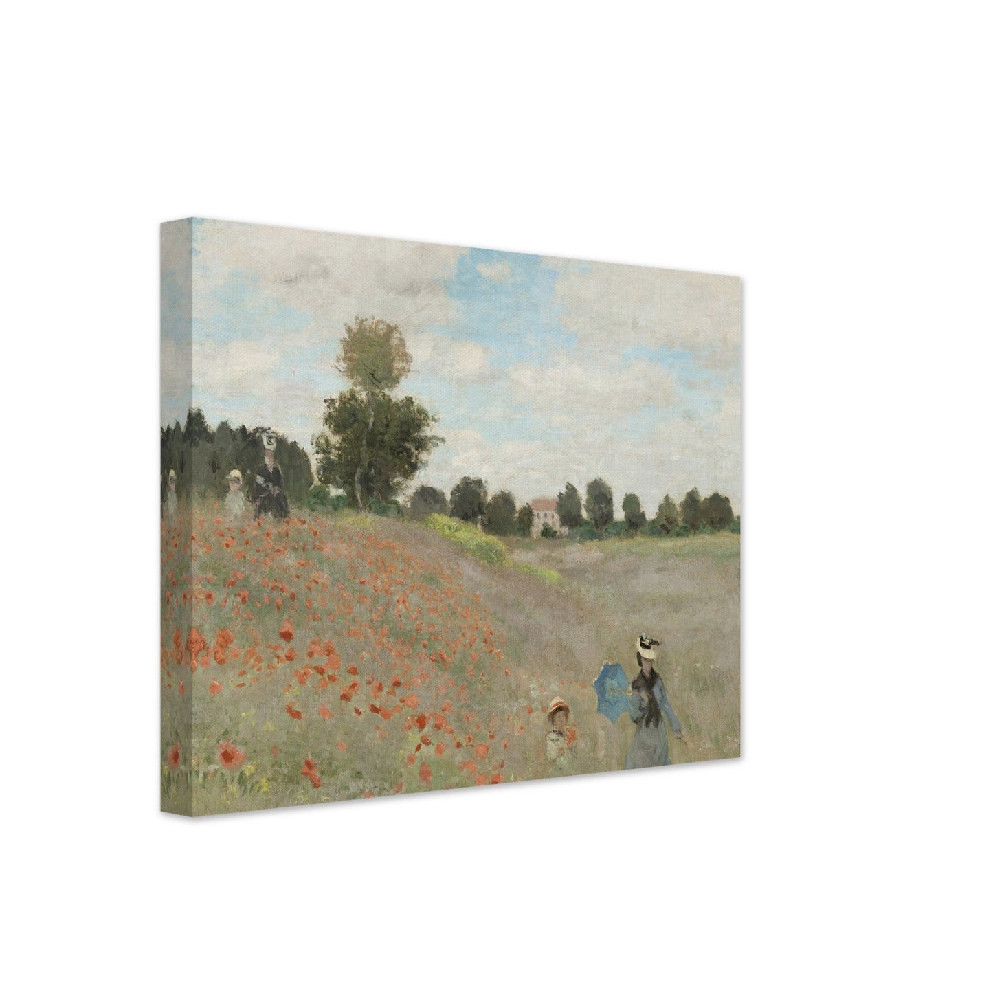 Poppy Field (1881) by Claude Monet - Print Material - Master's Gaze