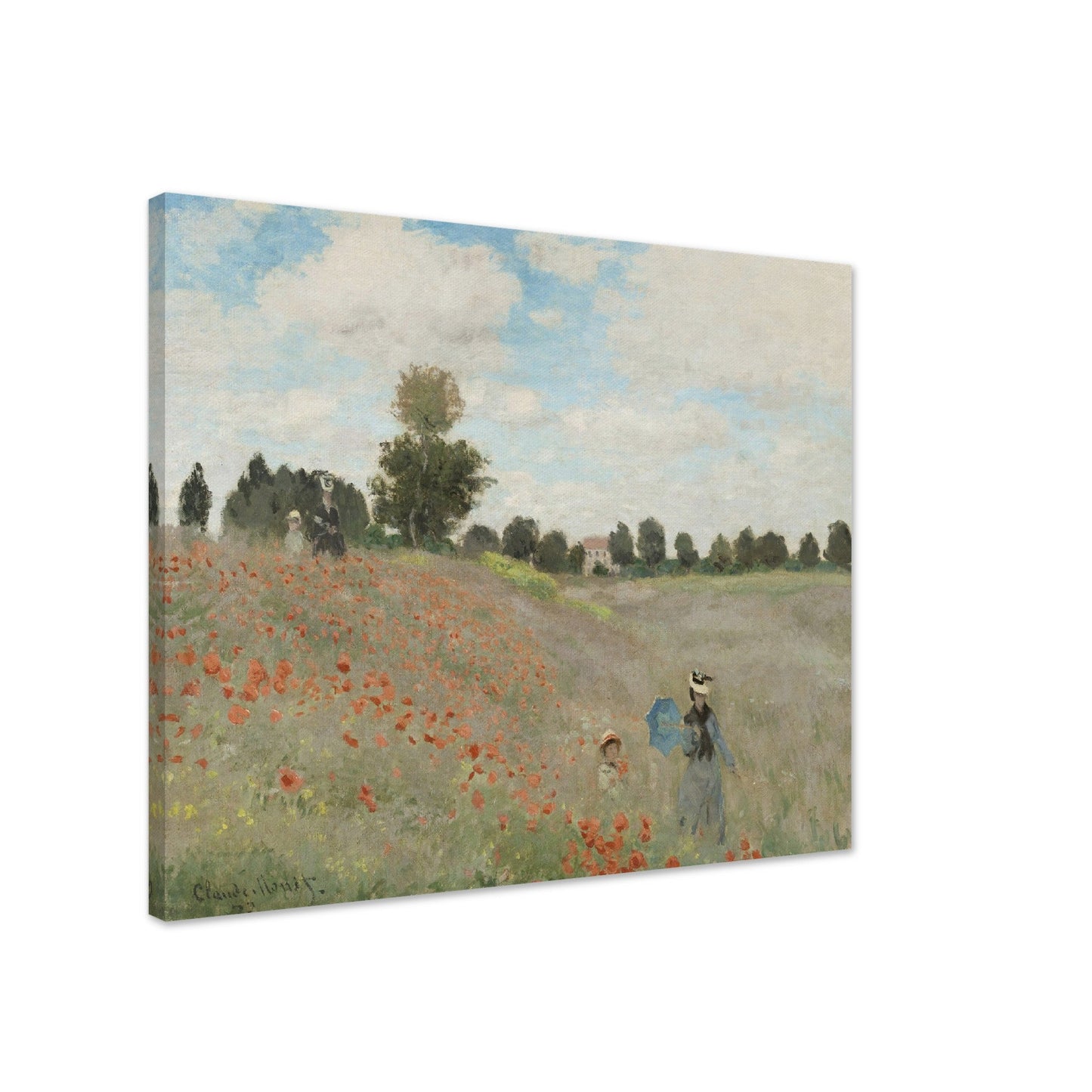 Poppy Field (1881) by Claude Monet - Print Material - Master's Gaze