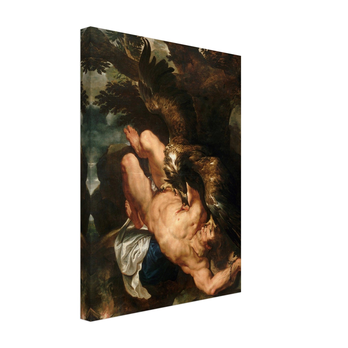 Prometheus Bound (1618) by Pieter Paul Rubens - Print Material - Master's Gaze