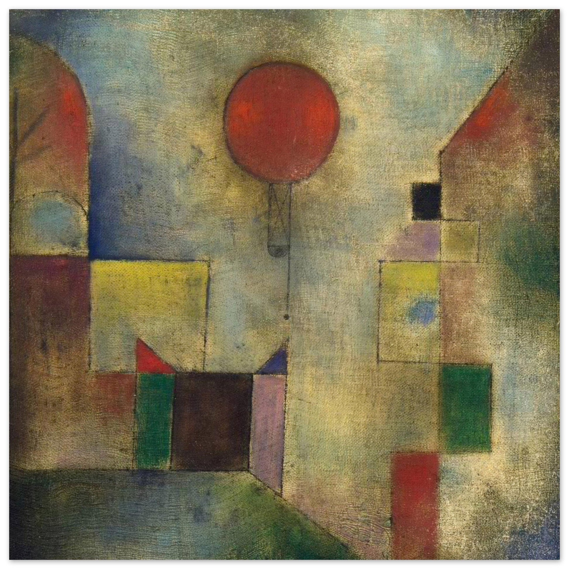 Red Balloon (1922) by Paul Klee - Print Material - Master's Gaze