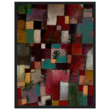 Redgreen and Violet-Yellow Rhythms (1920) by Paul Klee - Print Material - Master's Gaze