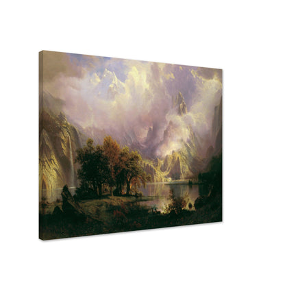 Rocky Mountain Landscape by Albert Bierstadt - Print Material - Master's Gaze