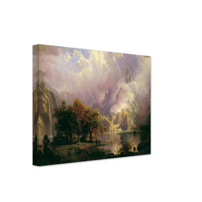 Rocky Mountain Landscape by Albert Bierstadt - Print Material - Master's Gaze