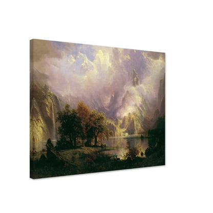 Rocky Mountain Landscape by Albert Bierstadt - Print Material - Master's Gaze