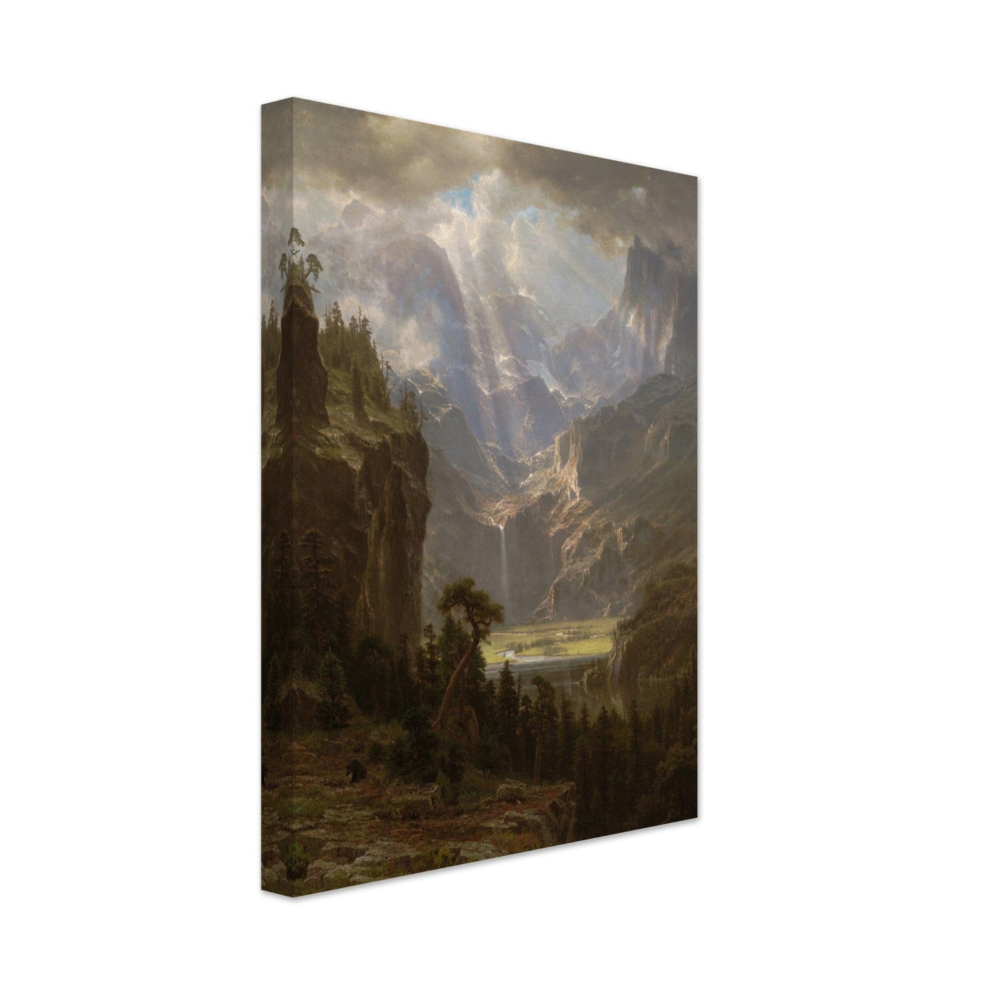 Rocky Mountains, Lander’s Peak (1863) by Albert Bierstadt - Print Material - Master's Gaze