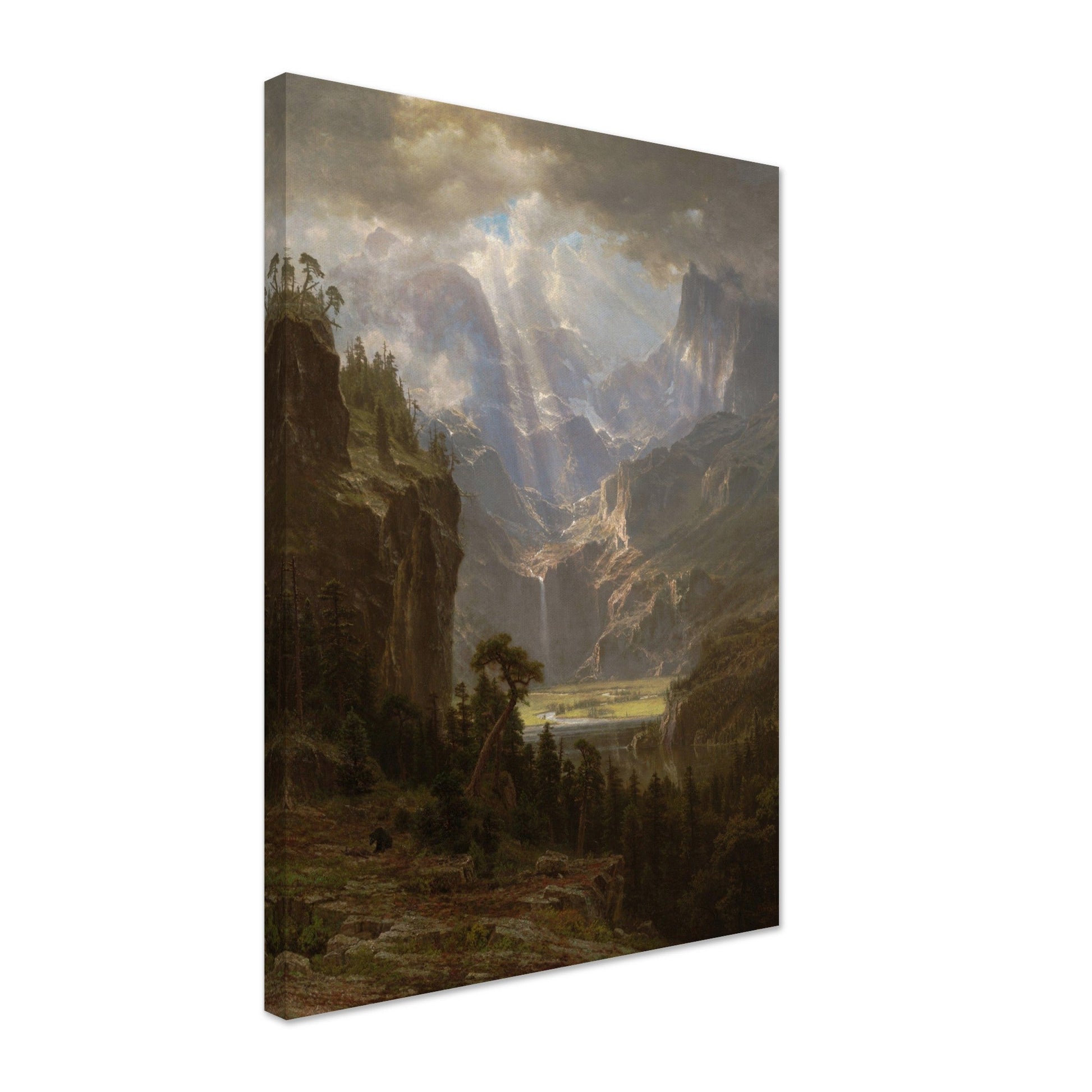 Rocky Mountains, Lander’s Peak (1863) by Albert Bierstadt - Print Material - Master's Gaze