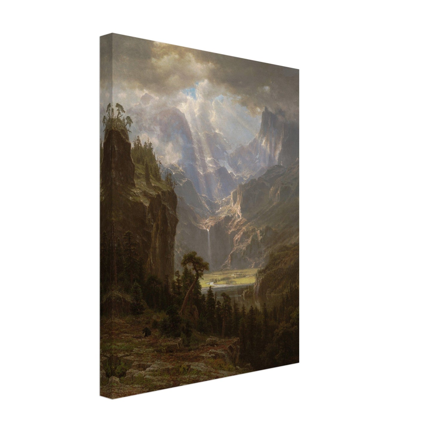 Rocky Mountains, Lander’s Peak (1863) by Albert Bierstadt - Print Material - Master's Gaze