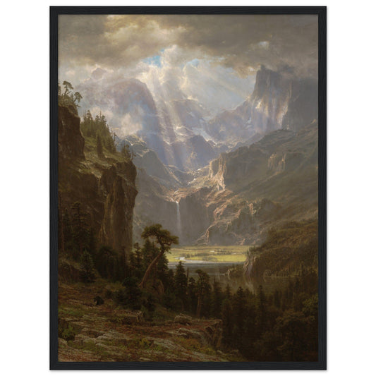 Rocky Mountains, Lander’s Peak (1863) by Albert Bierstadt - Print Material - Master's Gaze