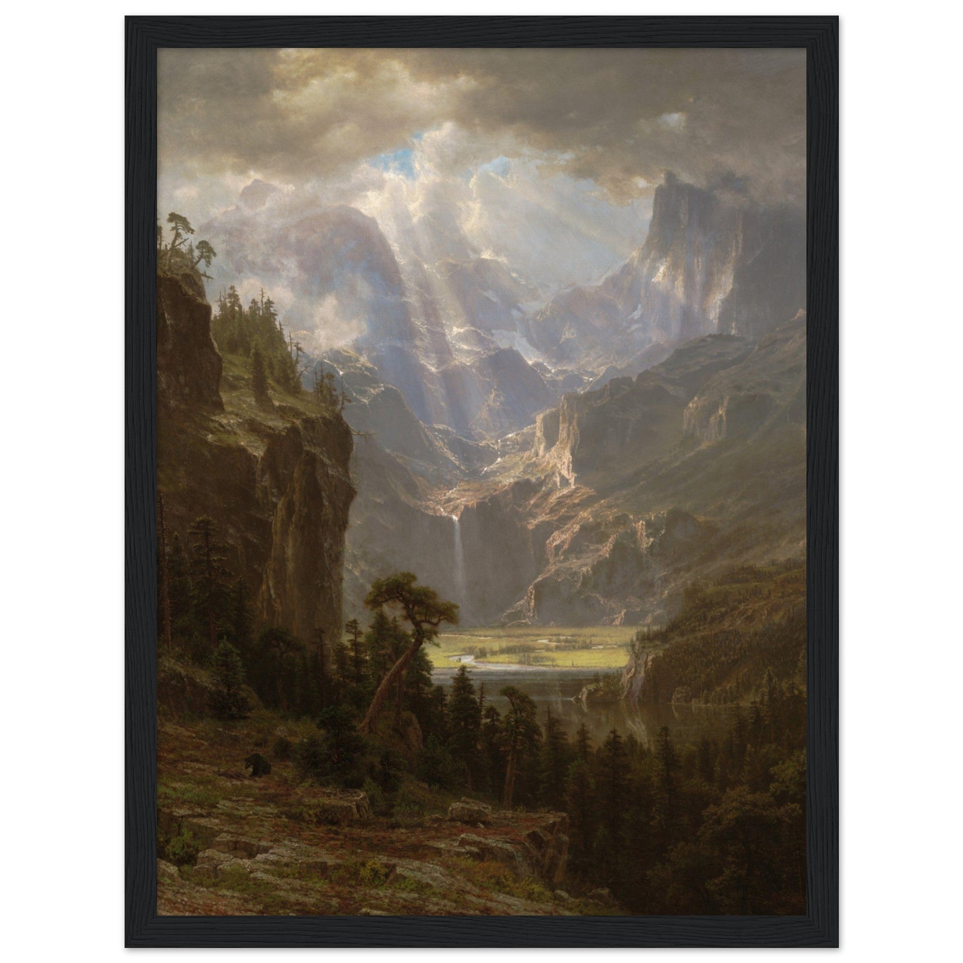 Rocky Mountains, Lander’s Peak (1863) by Albert Bierstadt - Print Material - Master's Gaze