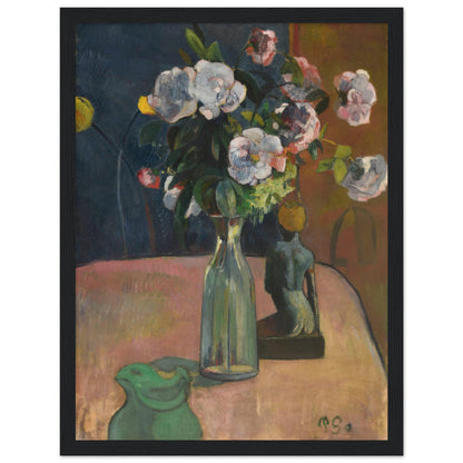 Roses et statuette (1889) by Paul Gauguin - Print Material - Master's Gaze