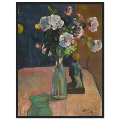 Roses et statuette (1889) by Paul Gauguin - Print Material - Master's Gaze