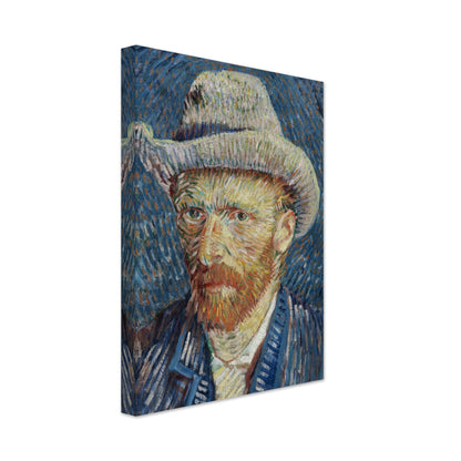 Self-portrait with grey felt hat (1887) by Van Gogh - Print Material - Master's Gaze