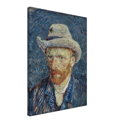 Self-portrait with grey felt hat (1887) by Van Gogh - Print Material - Master's Gaze