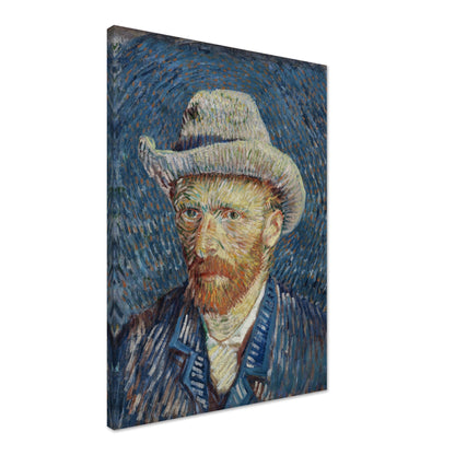 Self-portrait with grey felt hat (1887) by Van Gogh - Print Material - Master's Gaze