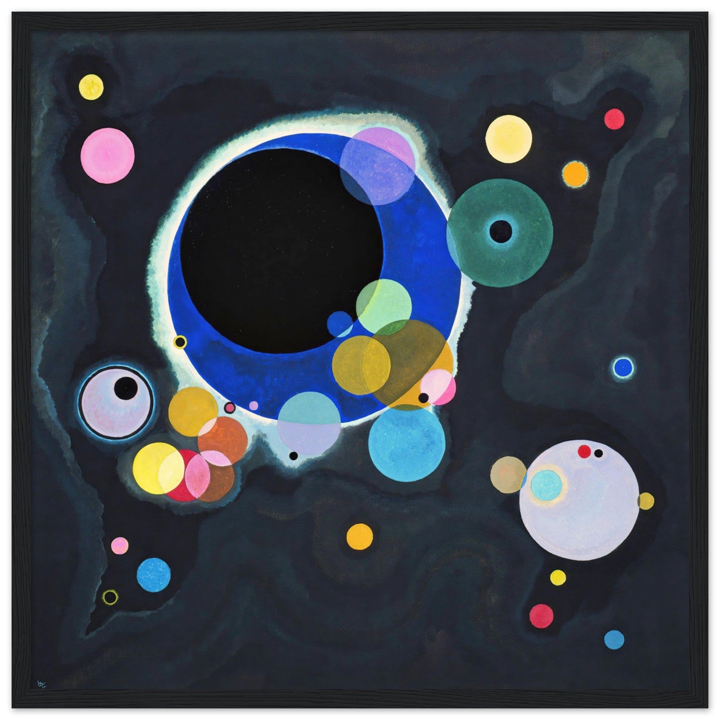 Several Circles (1926) by Wassily Kandinsky - Print Material - Master's Gaze