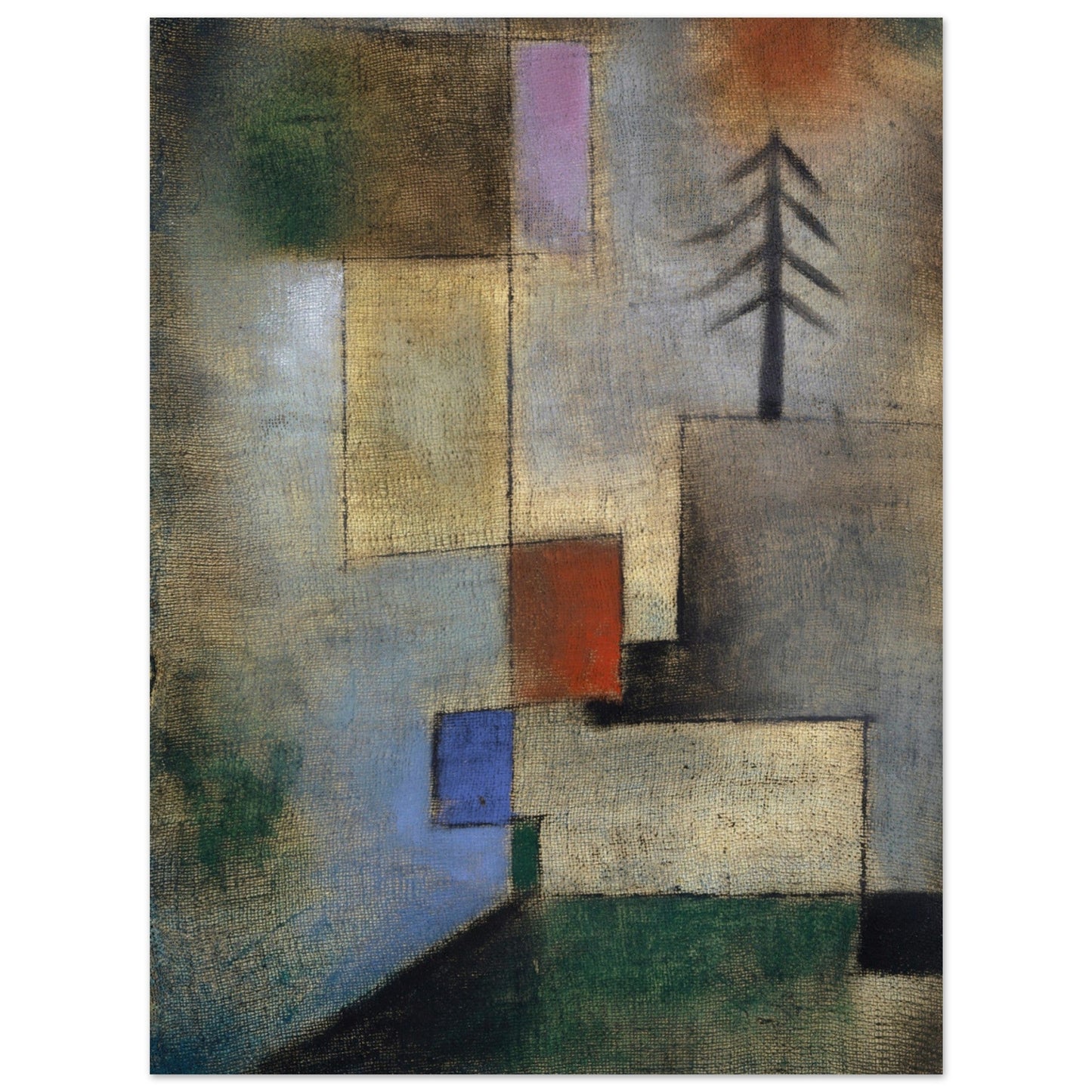 Small Picture of Fir Trees (1922) by Paul Klee - Print Material - Master's Gaze