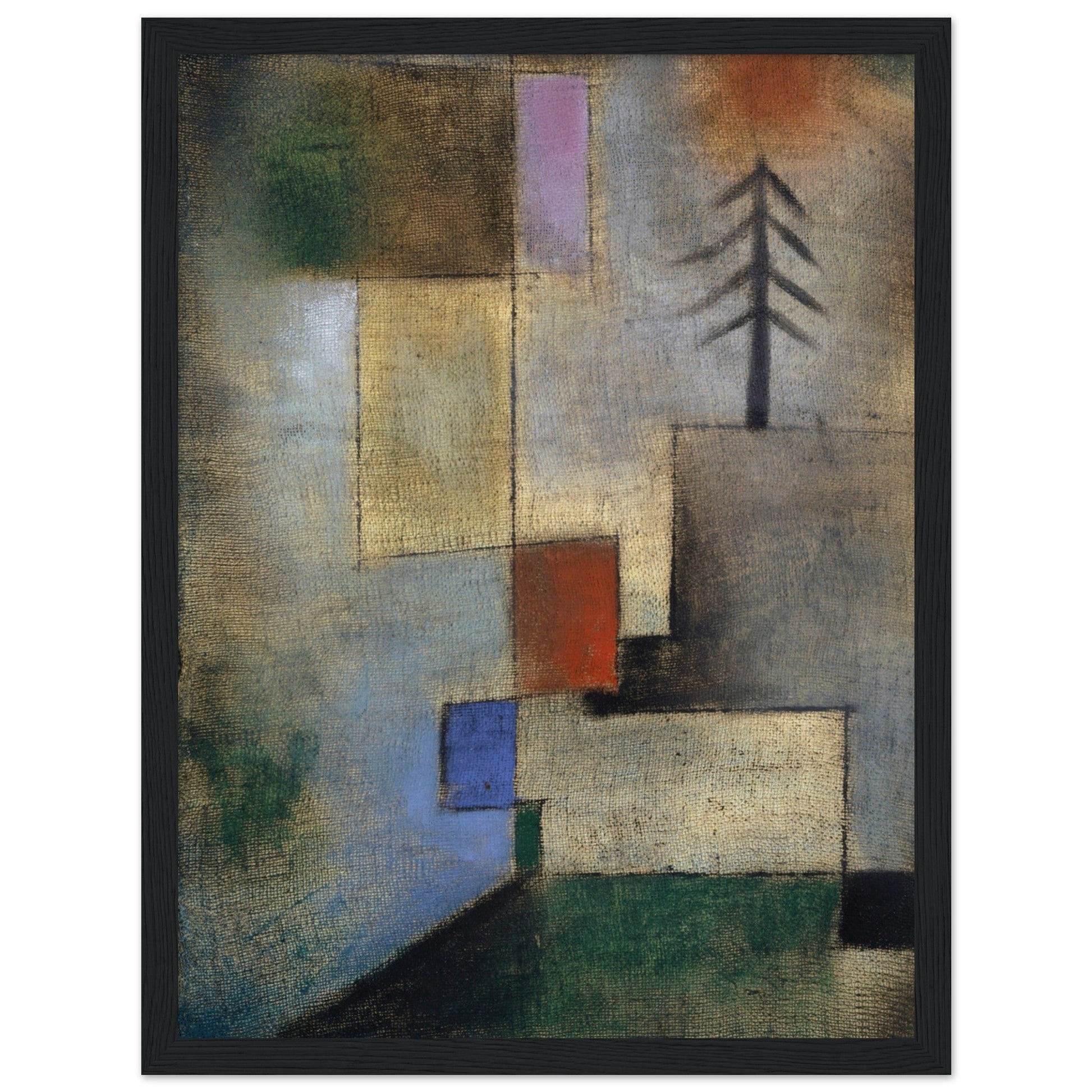 Small Picture of Fir Trees (1922) by Paul Klee - Print Material - Master's Gaze