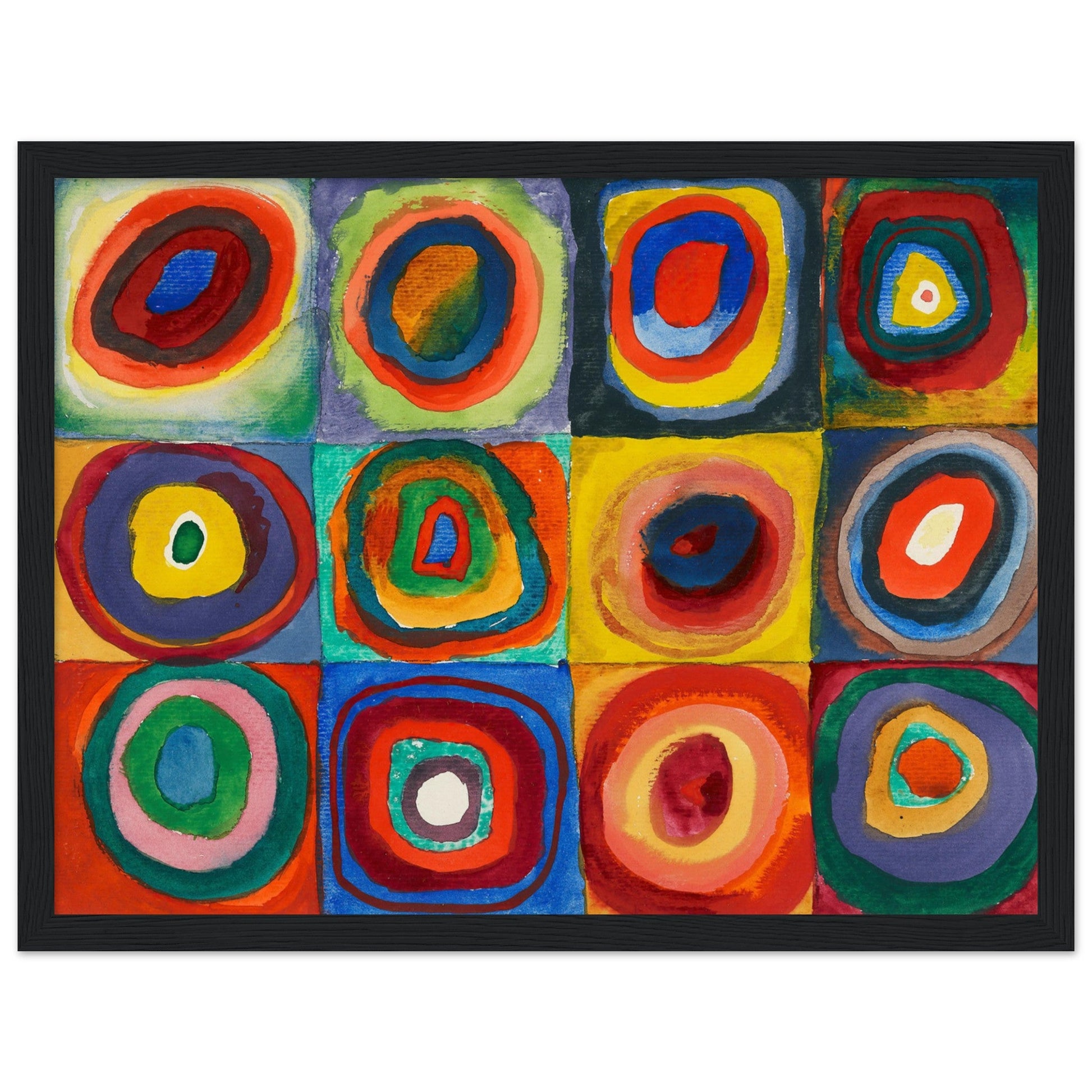 Squares with Concentric Circles (1913) by Wassily Kandinsky - Print Material - Master's Gaze