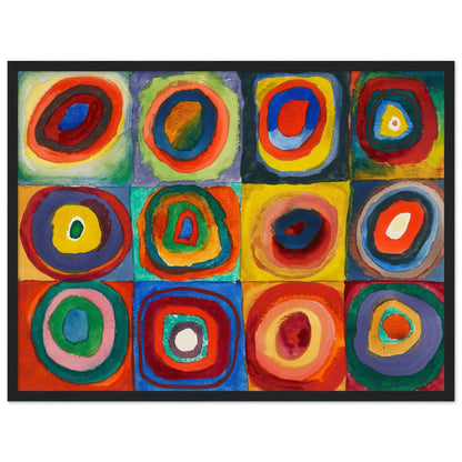 Squares with Concentric Circles (1913) by Wassily Kandinsky - Print Material - Master's Gaze