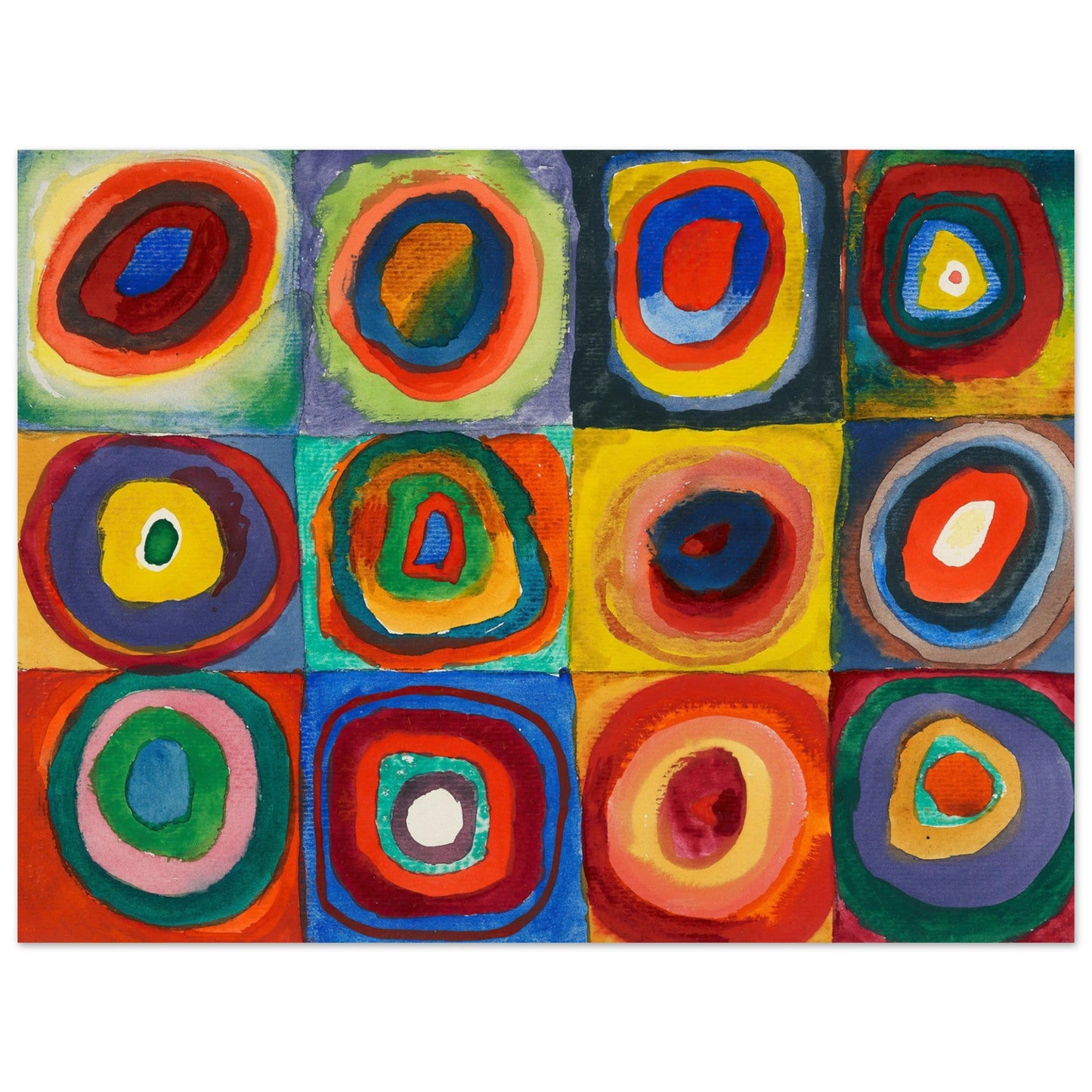 Squares with Concentric Circles (1913) by Wassily Kandinsky - Print Material - Master's Gaze