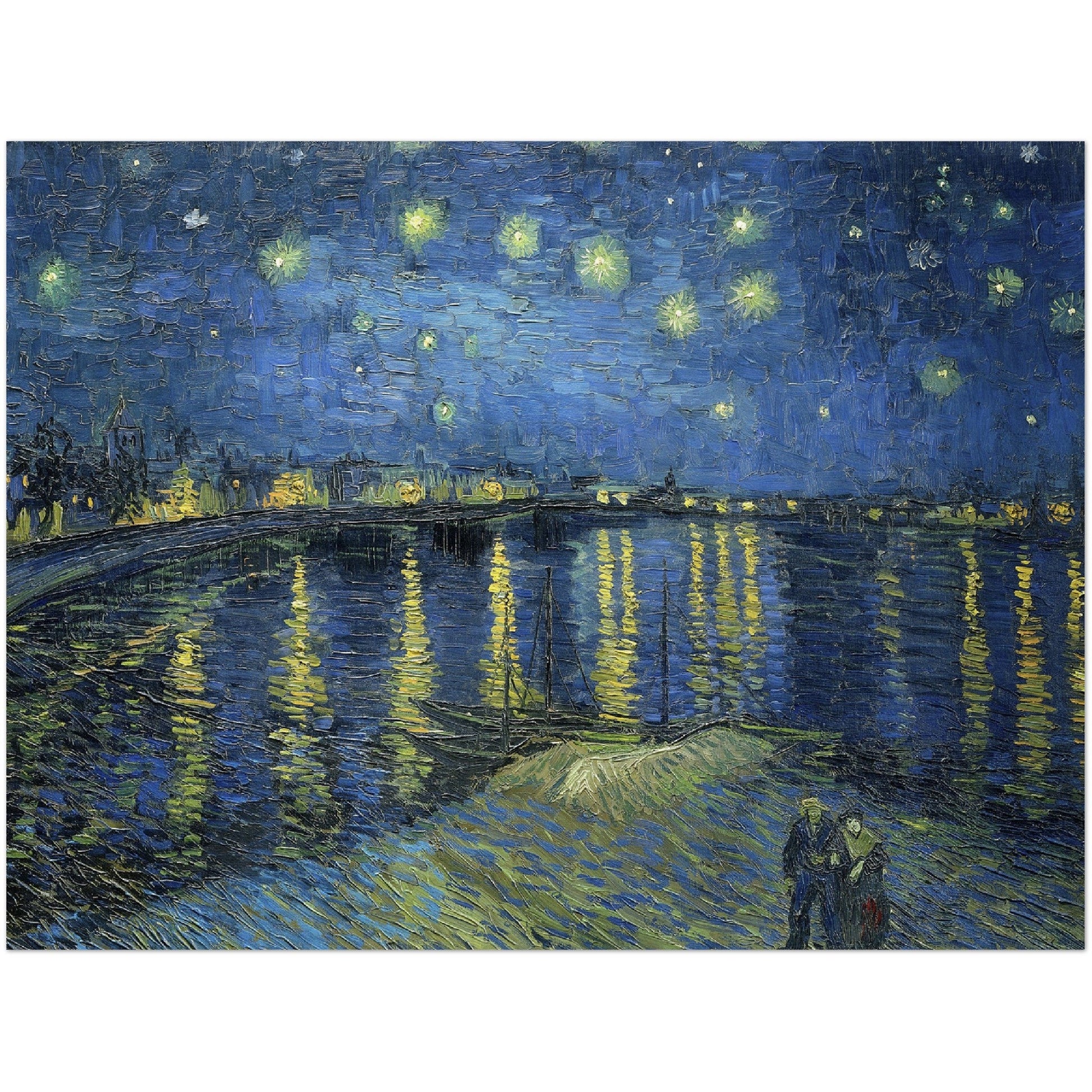 Starry Night Over the Rhone - Vincent Van Gogh - Print Material - Master's Gaze