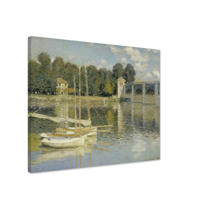 The Argenteuil Bridge (1874) by Claude Monet - Print Material - Master's Gaze