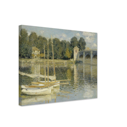 The Argenteuil Bridge (1874) by Claude Monet - Print Material - Master's Gaze