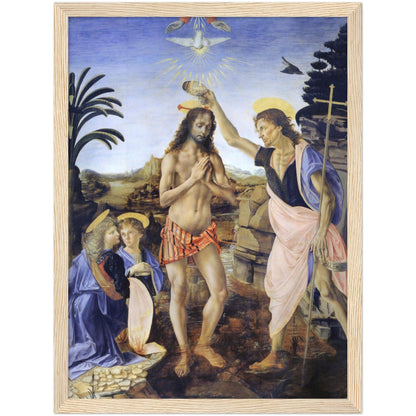 The Baptism of Christ - Leonardo da Vinci - Print Material - Master's Gaze