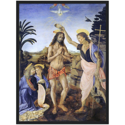 The Baptism of Christ - Leonardo da Vinci - Print Material - Master's Gaze