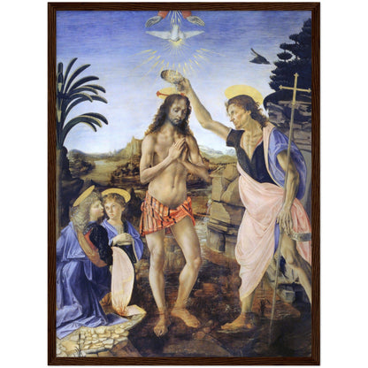 The Baptism of Christ - Leonardo da Vinci - Print Material - Master's Gaze