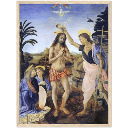 The Baptism of Christ - Leonardo da Vinci - Print Material - Master's Gaze