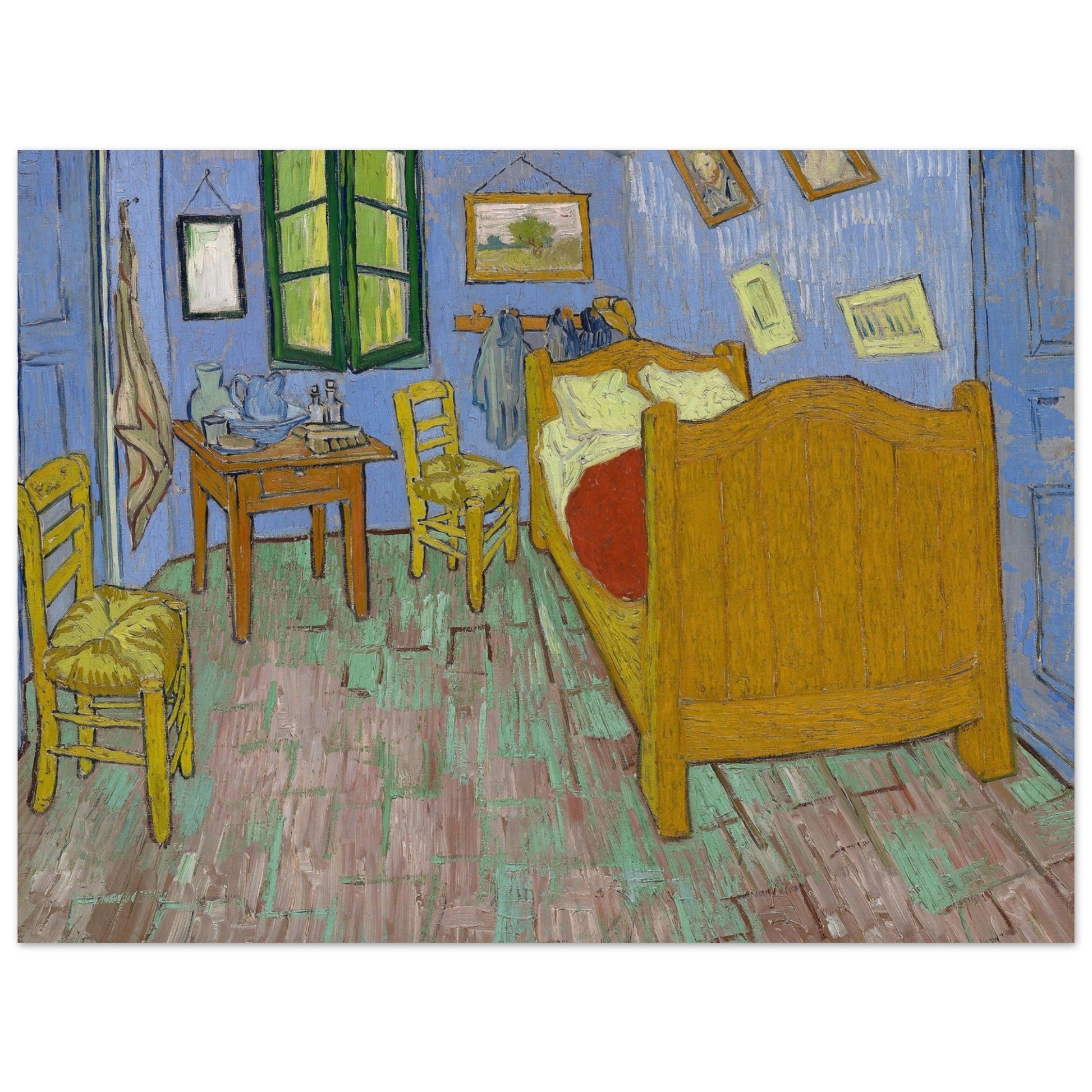 The Bedroom (1889) by Van Gogh - Print Material - Master's Gaze