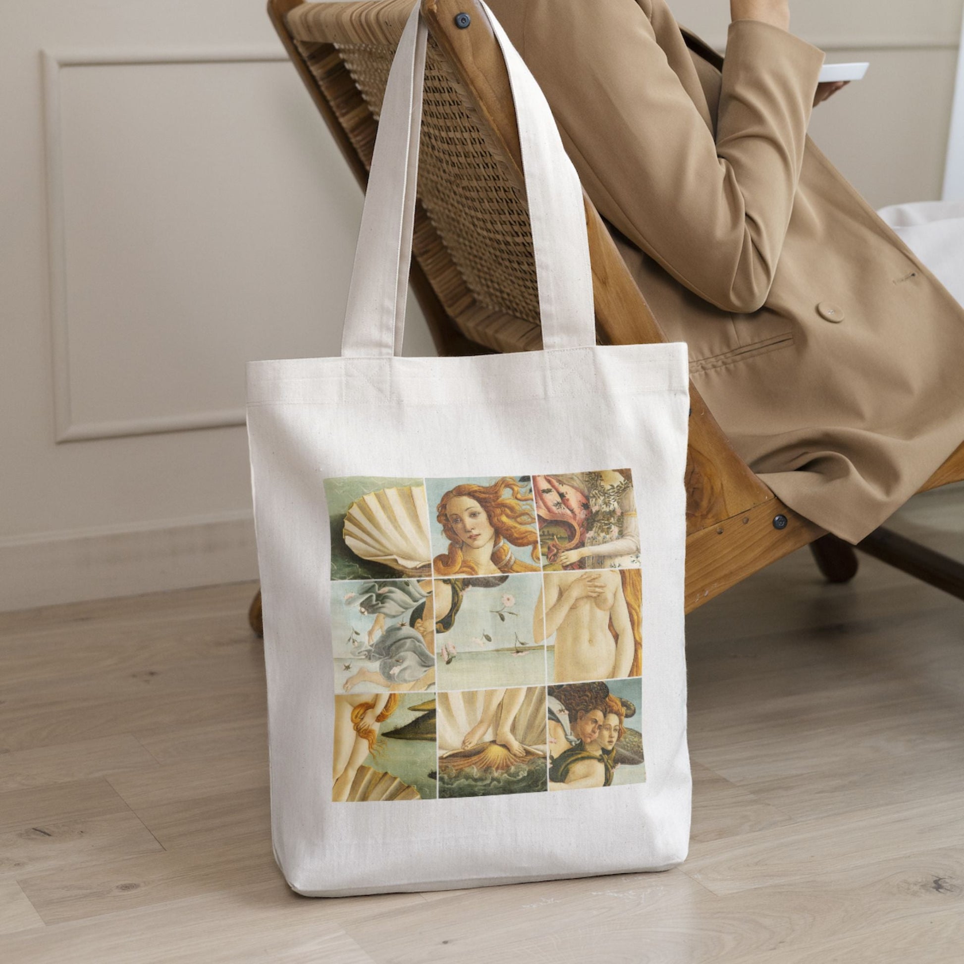 The Birth of Venus by Botticelli, Art Tote Bag Collection - Print Material - Master's Gaze