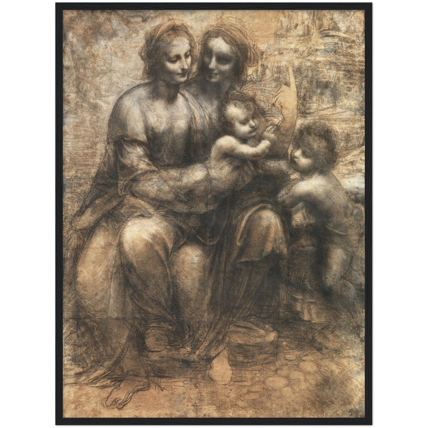 The Burlington House Cartoon - Leonardo da Vinci - Print Material - Master's Gaze