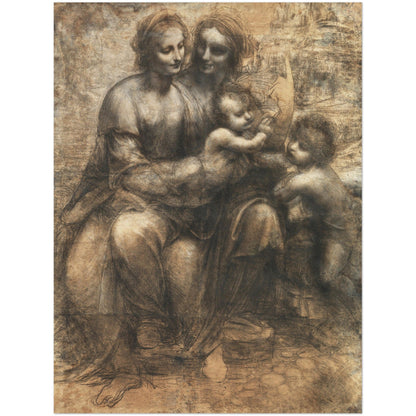 The Burlington House Cartoon - Leonardo da Vinci - Print Material - Master's Gaze