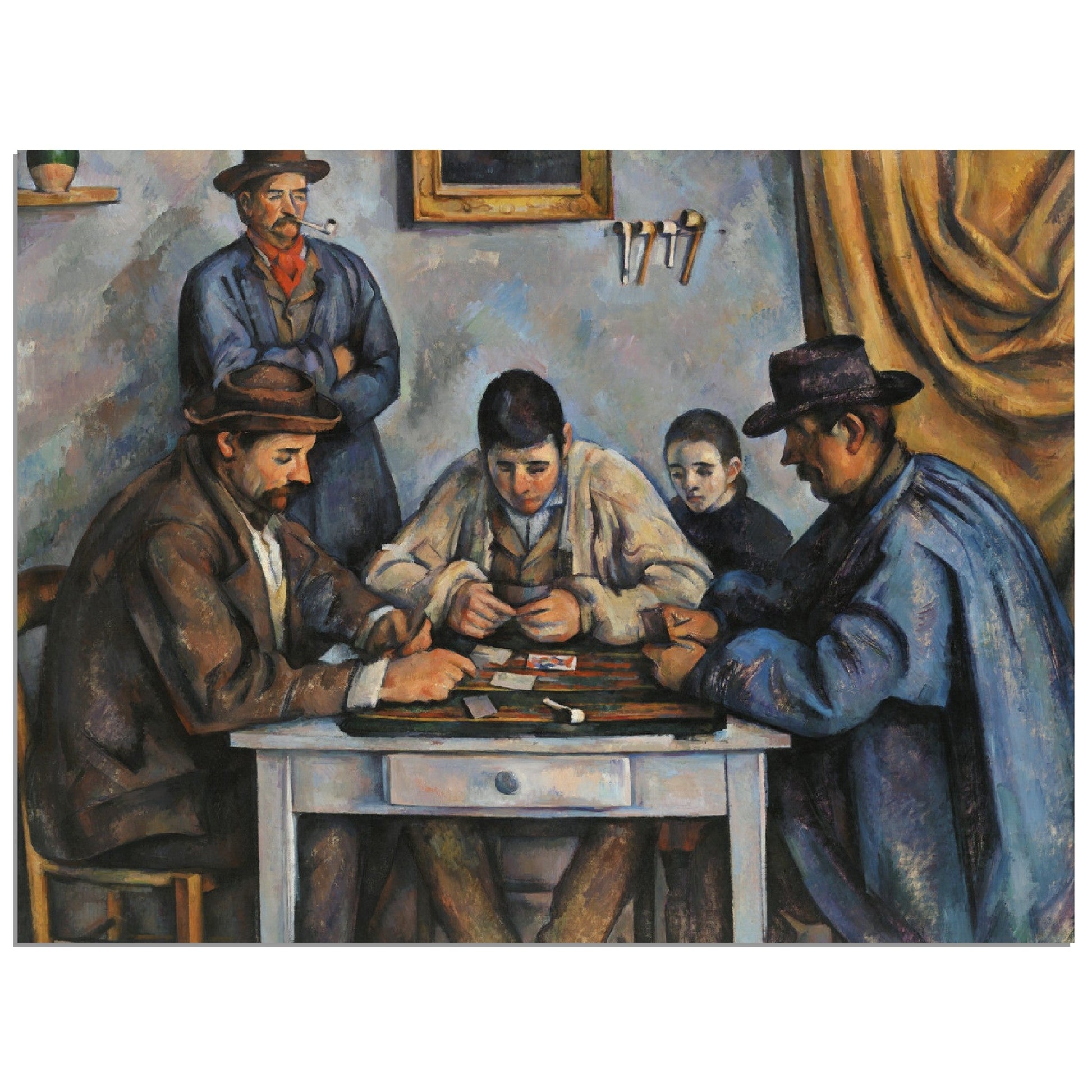 The Card Players - Paul Cézanne Wall Art - Print Material - Master's Gaze