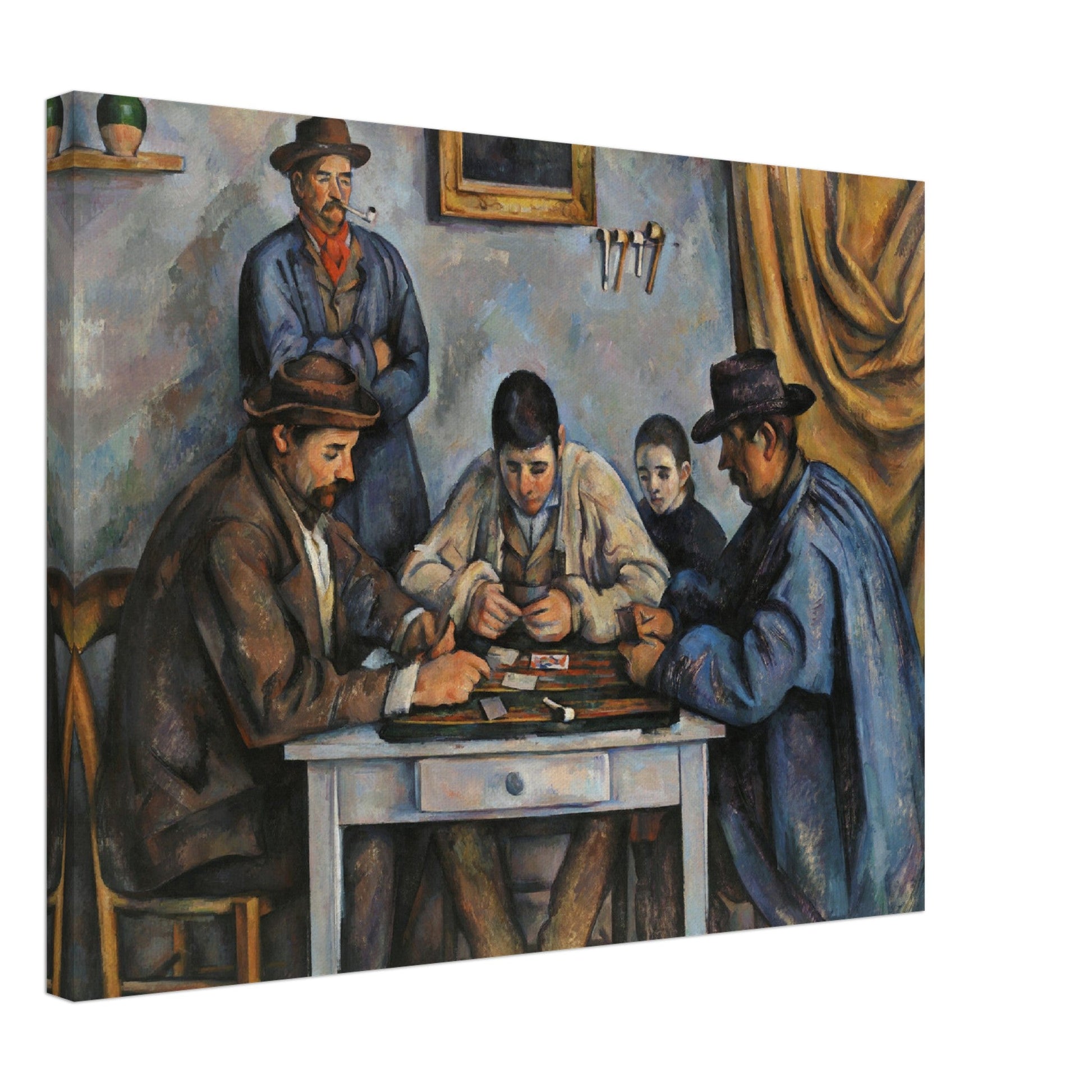 The Card Players - Paul Cézanne Wall Art - Print Material - Master's Gaze