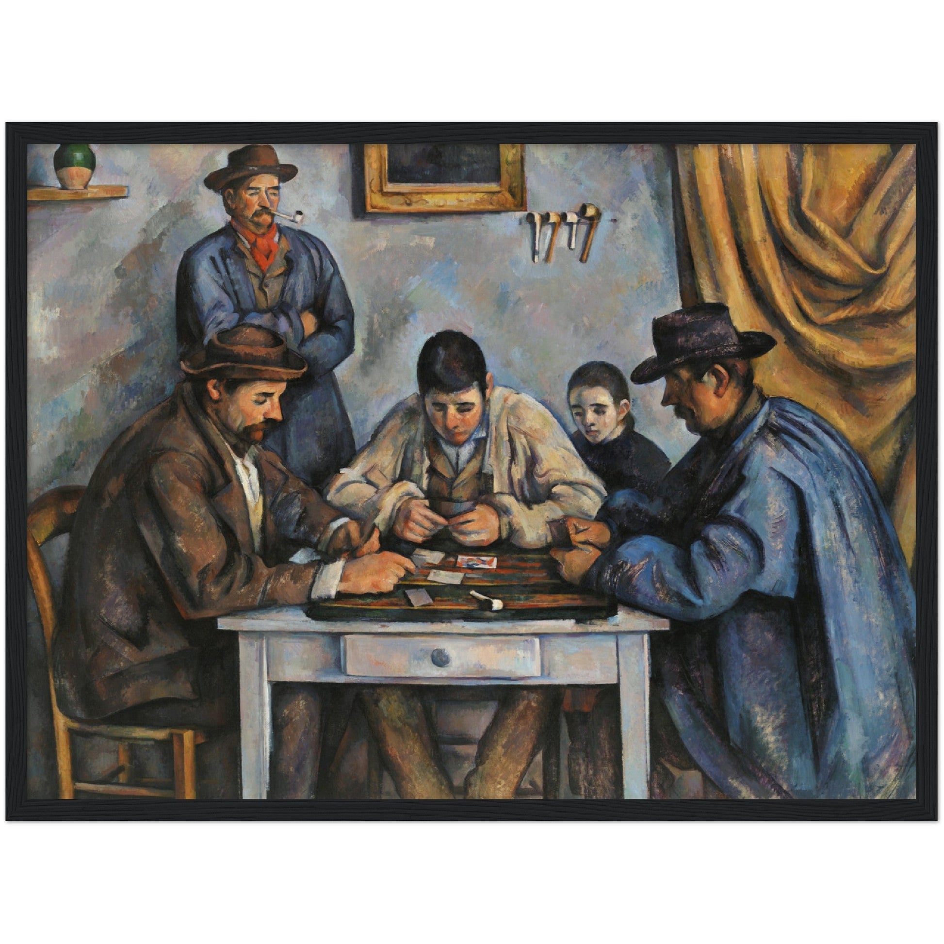 The Card Players - Paul Cézanne Wall Art - Print Material - Master's Gaze