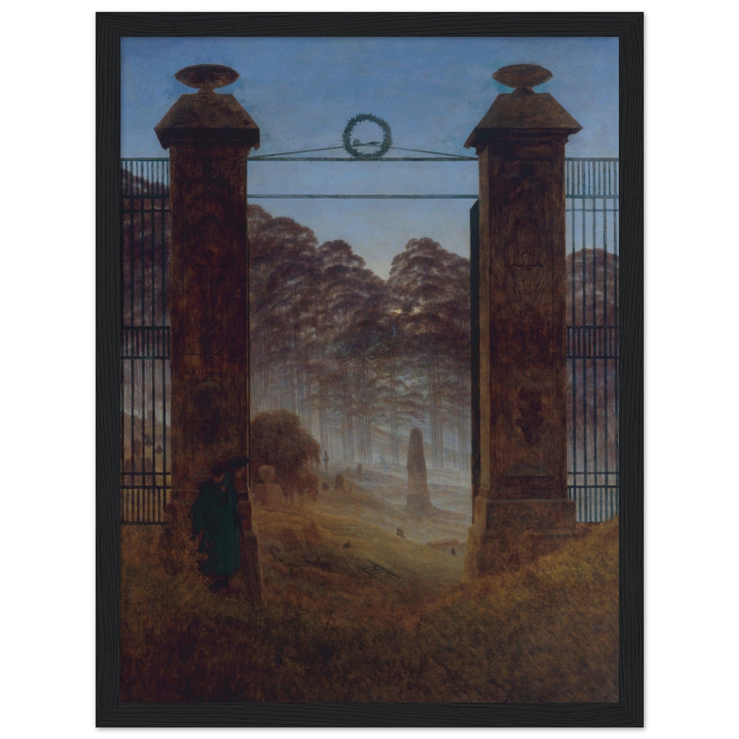 The Cemetery by Caspar David Friedrich - Print Material - Master's Gaze