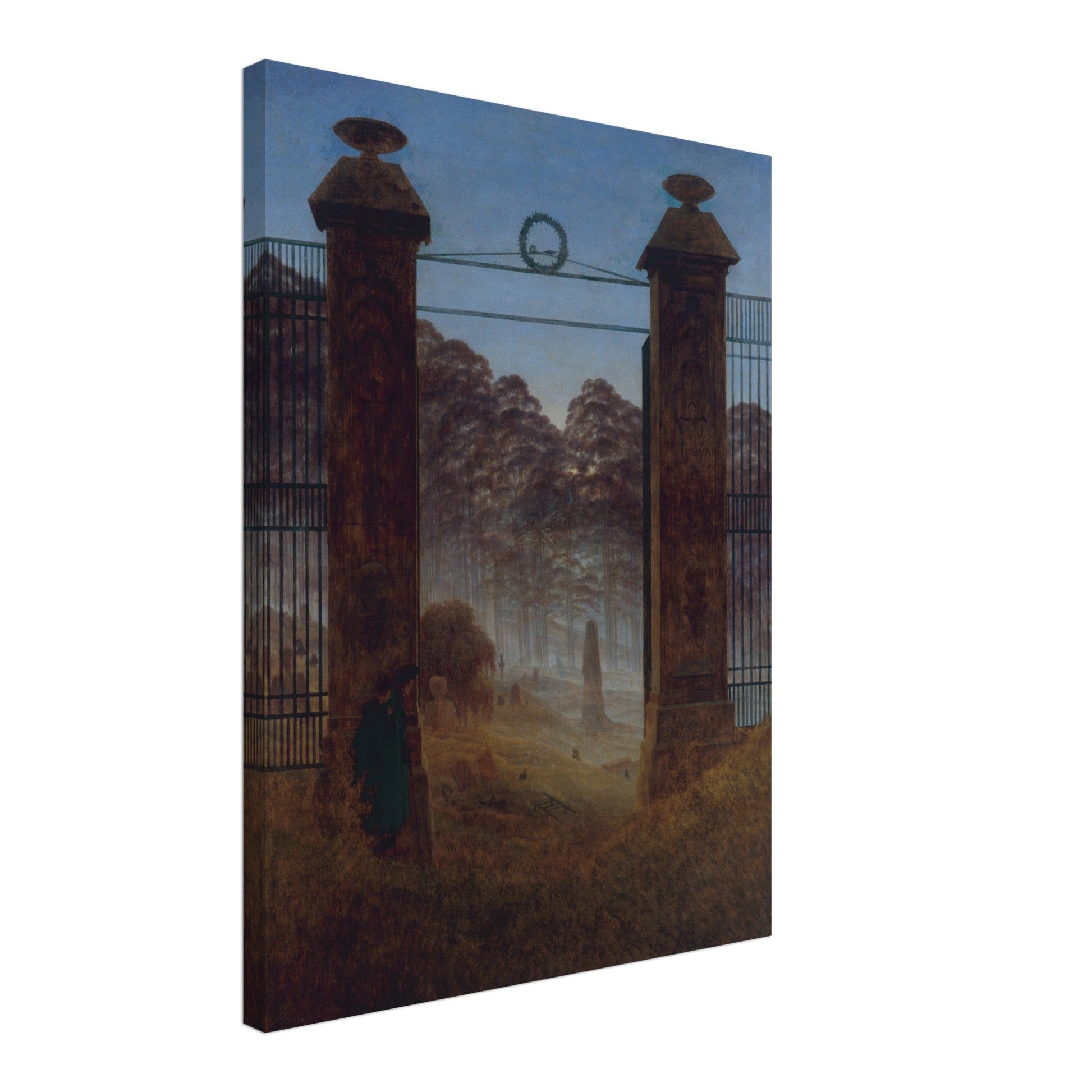 The Cemetery by Caspar David Friedrich - Print Material - Master's Gaze