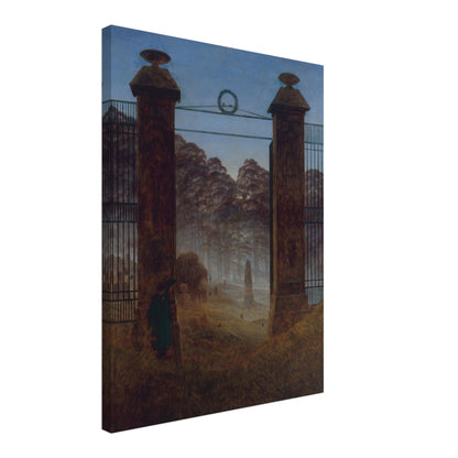 The Cemetery by Caspar David Friedrich - Print Material - Master's Gaze