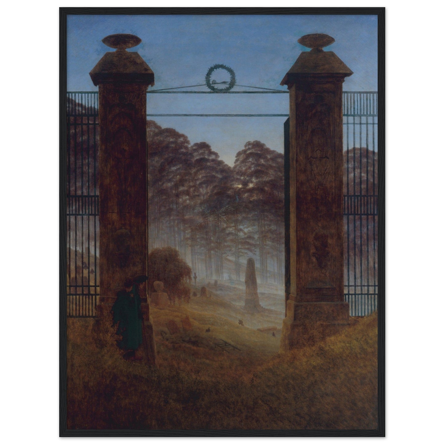 The Cemetery by Caspar David Friedrich - Print Material - Master's Gaze