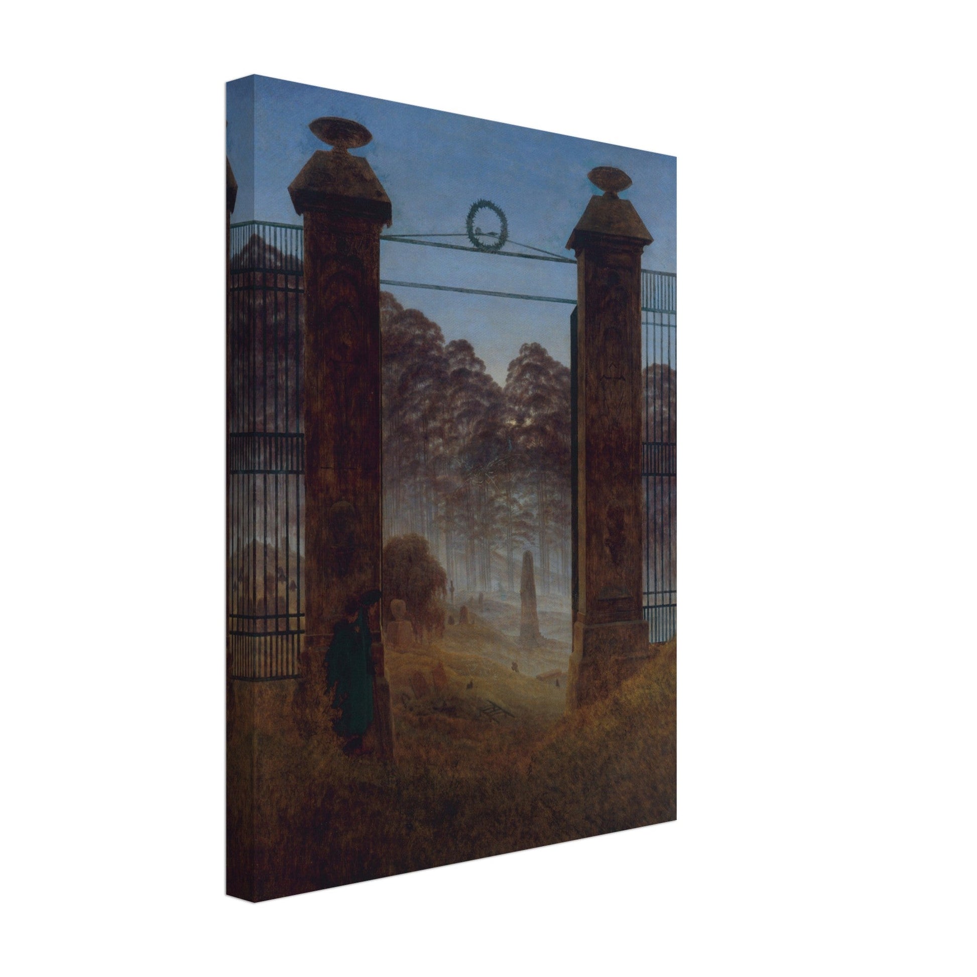 The Cemetery by Caspar David Friedrich - Print Material - Master's Gaze