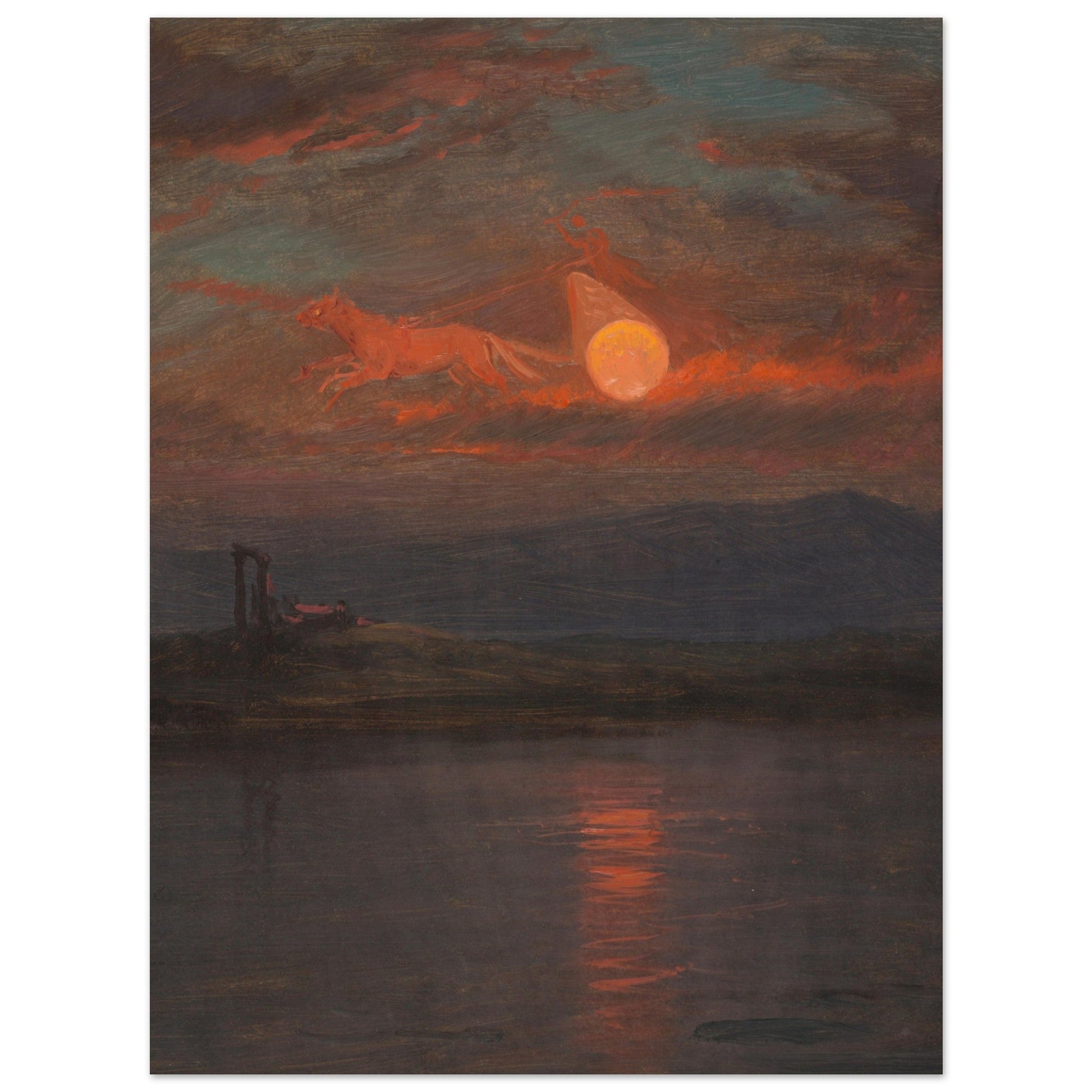 The Chariot of the Sun Fantasy (probably 1868–69) by Frederic Edwin Church - Print Material - Master's Gaze