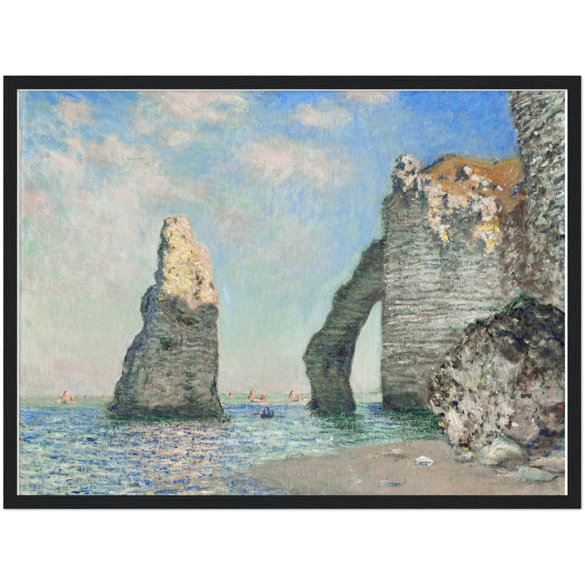 The Cliffs at Étretat - Claude Monet - Print Material - Master's Gaze