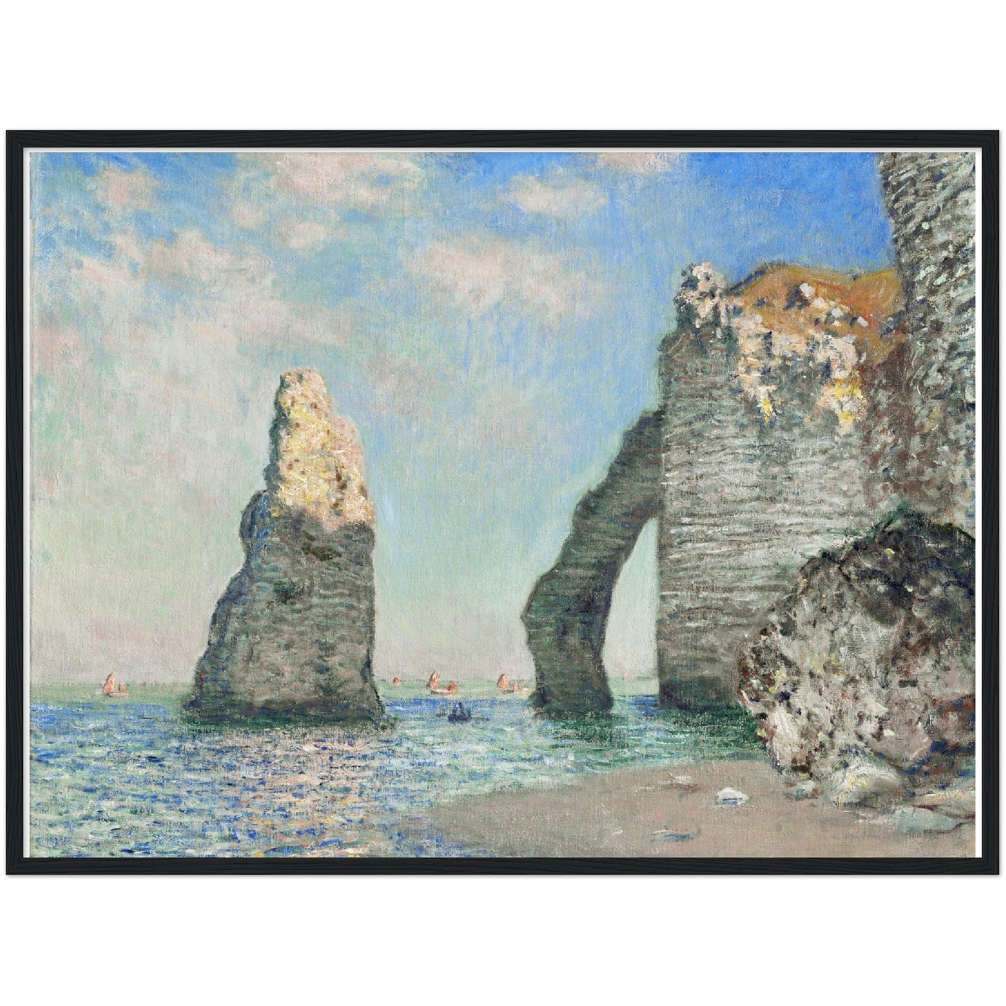 The Cliffs at Étretat - Claude Monet - Print Material - Master's Gaze