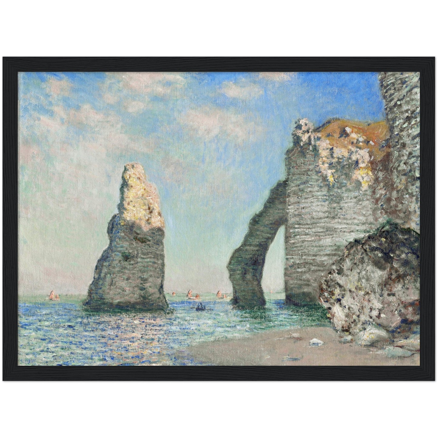 The Cliffs at Étretat - Claude Monet - Print Material - Master's Gaze