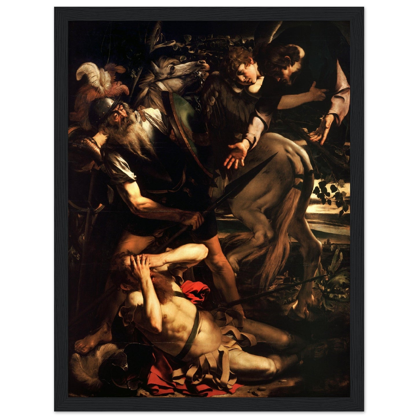 The Conversion of Saint Paul (ca. 1600) by Caravaggio - Print Material - Master's Gaze