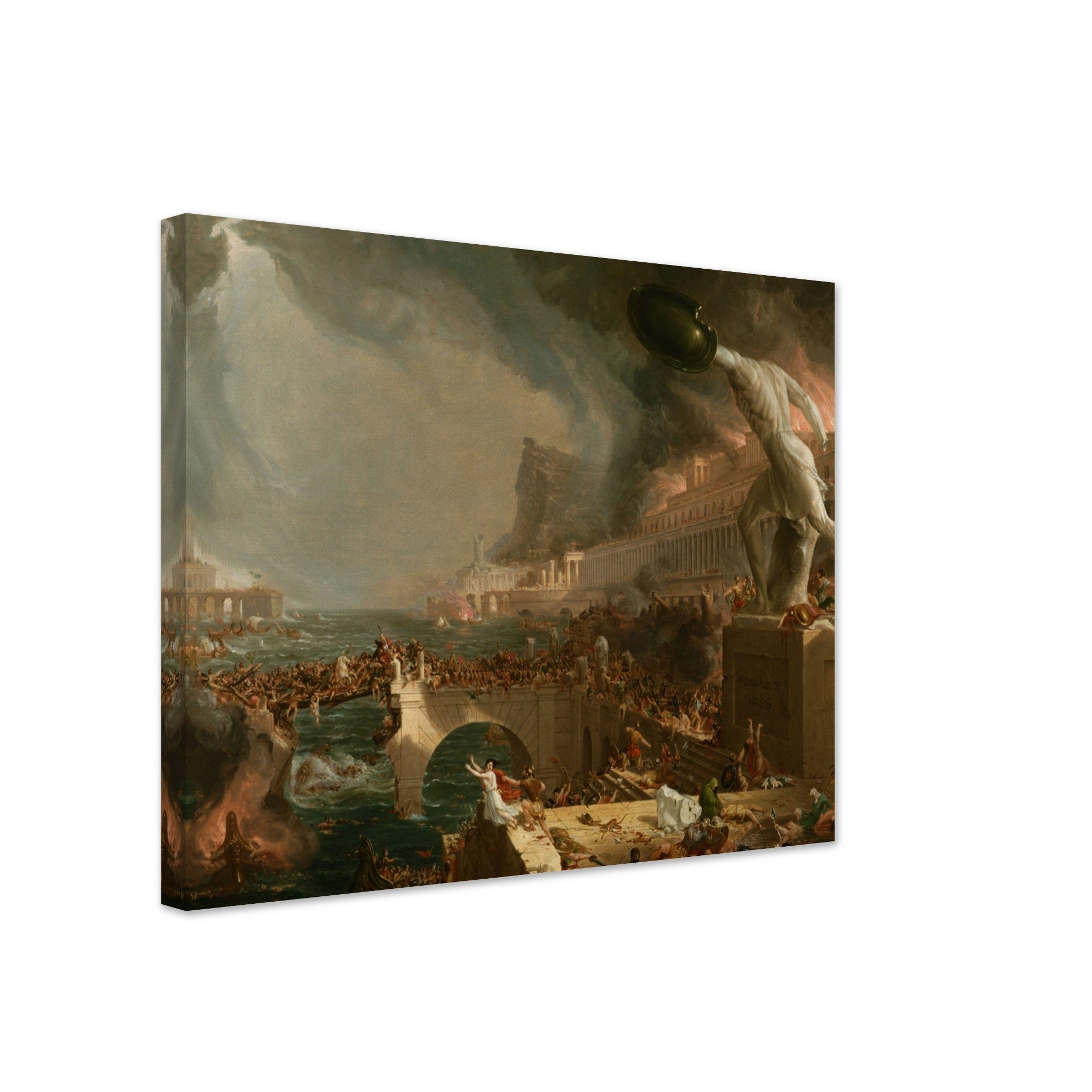 ARTCANVAS The Course Of Empire Destruction 1836 hotsell Canvas Art Print by Thomas Cole